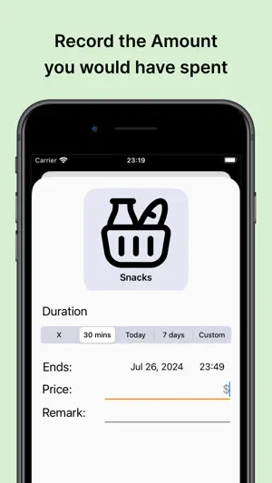 BuyLess: Stop Snacks Addiction screenshot 2