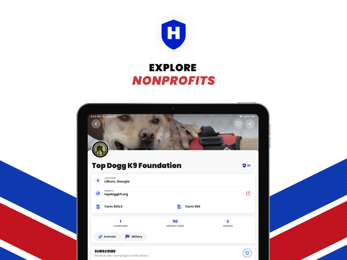 Hero Donating Reinvented