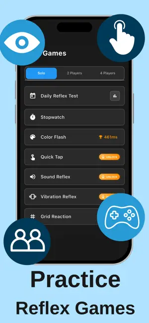 Reaction Time - Reflex Master screenshot 2