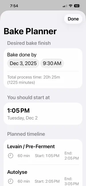 Dough Timer screenshot 3
