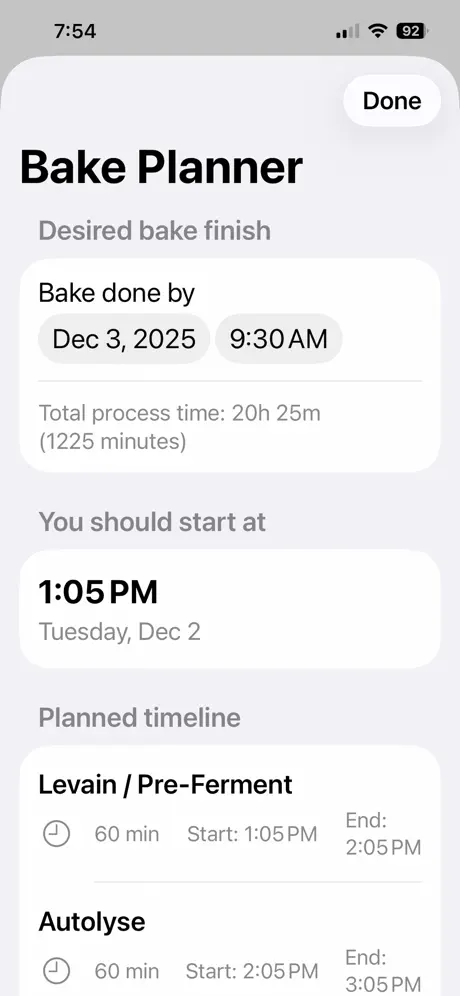 Dough Timer screenshot 3