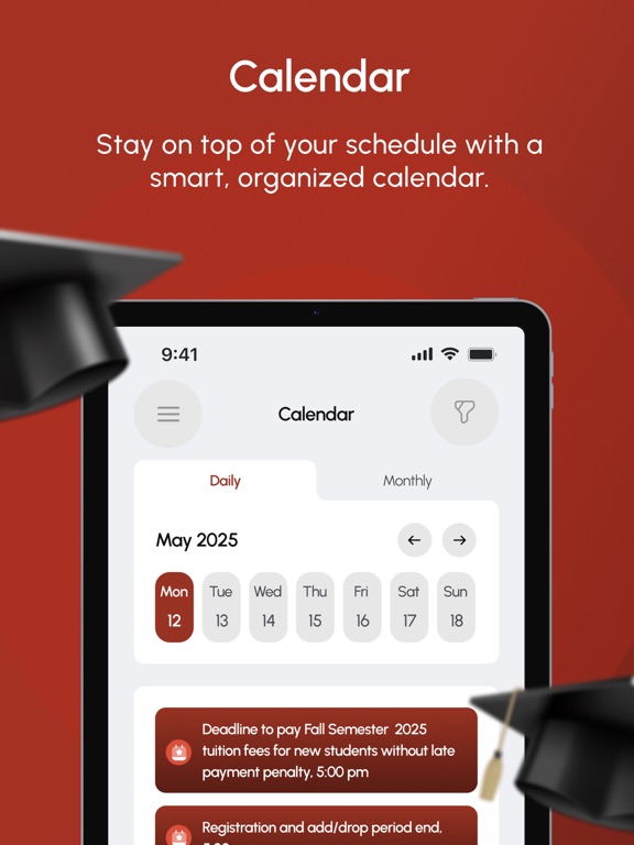 myAUS iPad screenshot 3 - Education app
