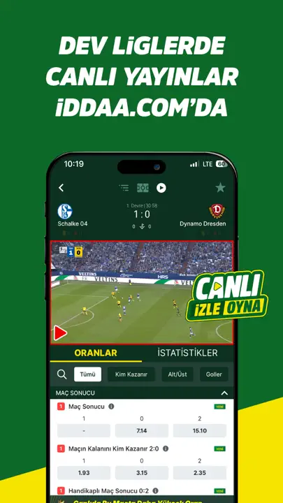 Iddaa.com - Canlı Bahis iPhone Ekran Görüntüsü 2