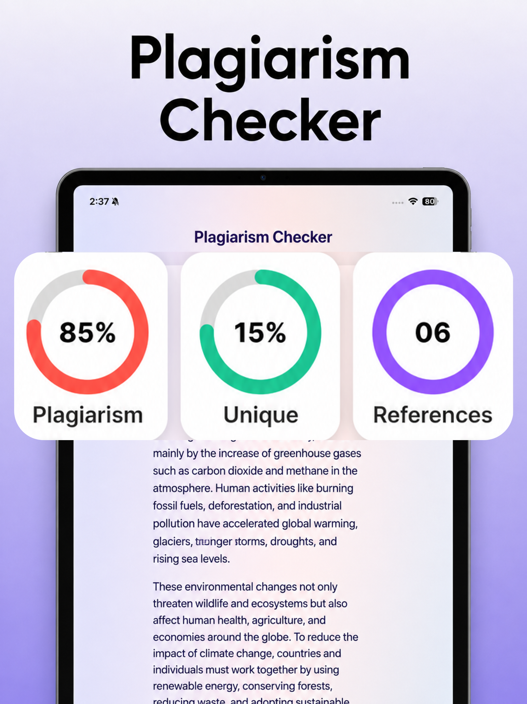 Plagiarism Checker: Detect AI screenshot 10