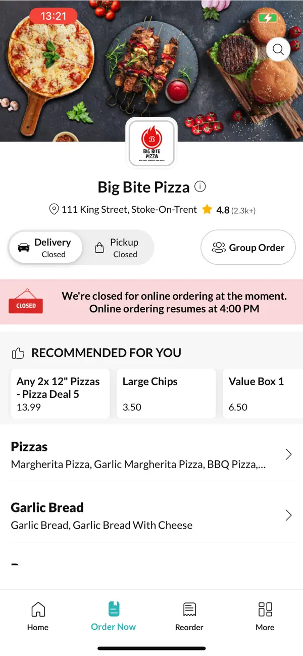Screenshot #2 pour Big Bite Pizza.
