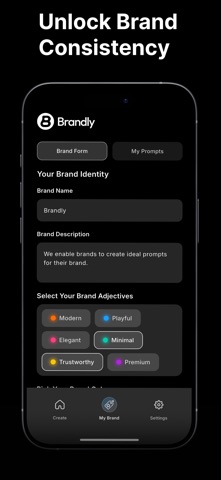 Brandly: Brand Visuals AI screenshot