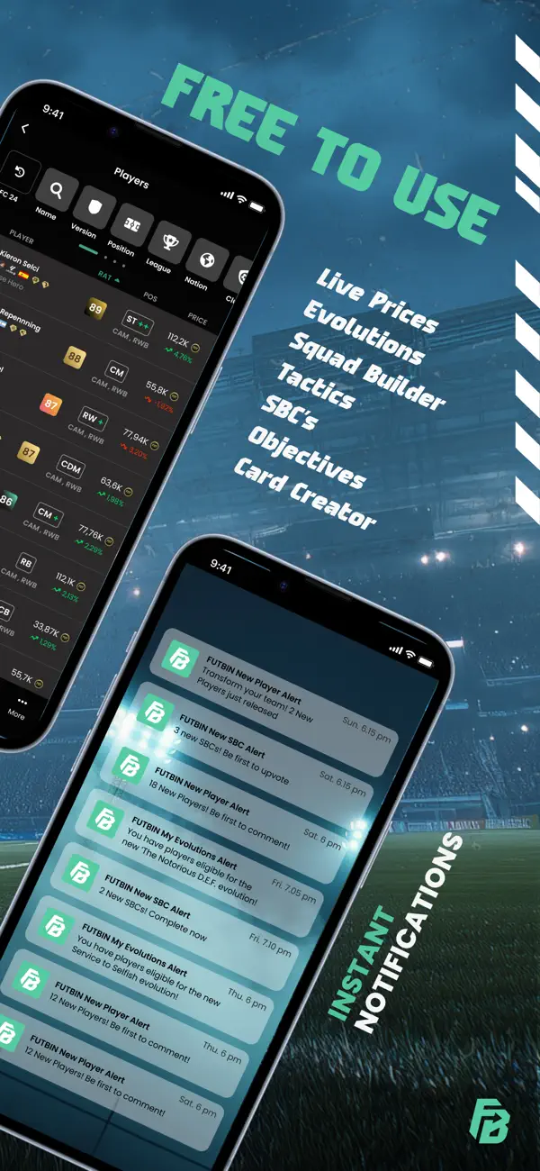 Screenshot #2 pour FUTBIN FC 26 Evolutions & More