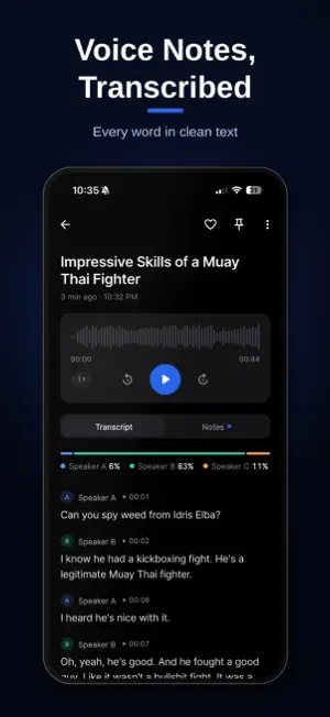 Aura: Transcribe Voice Notes screenshot 2