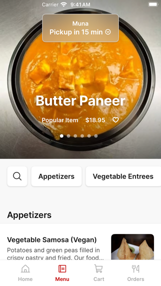 App screenshot