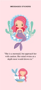 Cute Mermaid Stickers Pack screenshot #1 for iPhone