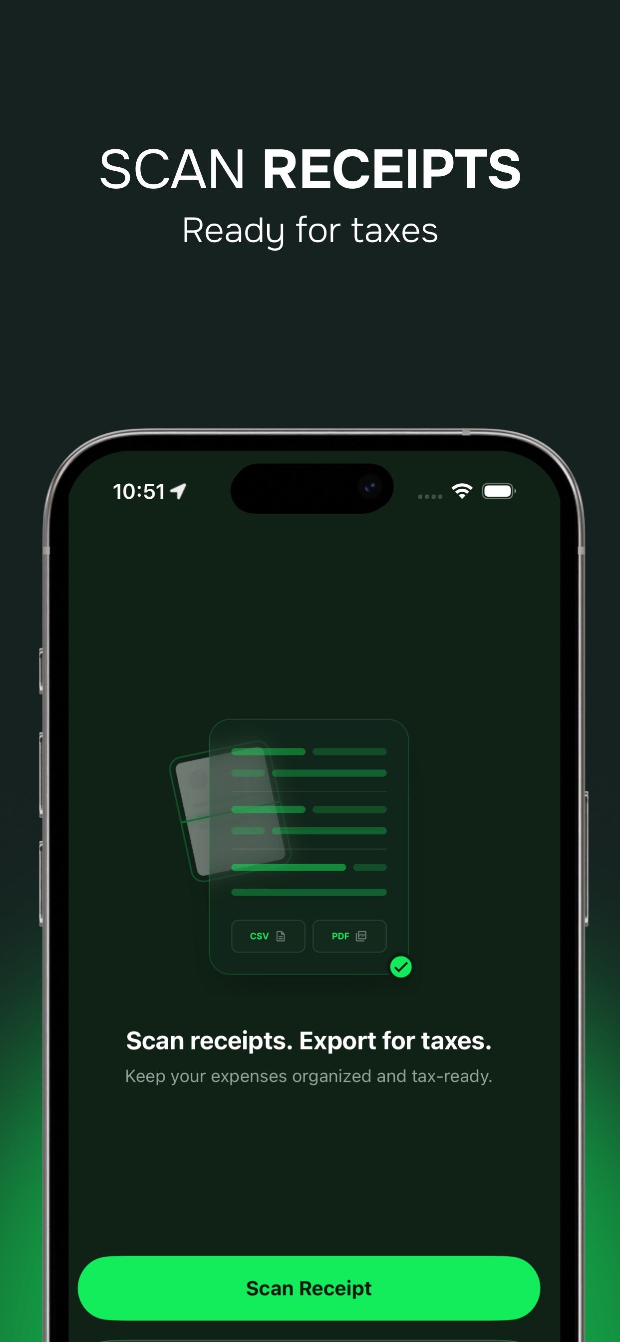 Receipt Scanner – Tax Export screenshot 2