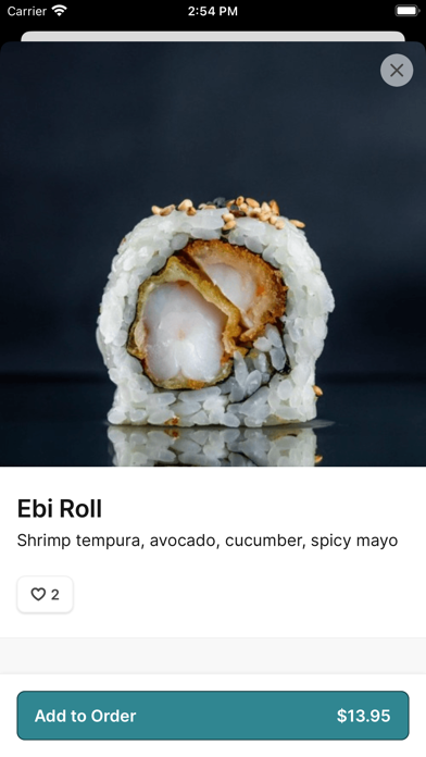 SUSHARK iPhone screenshot 4 - Food & Drink app