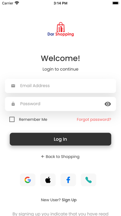Dar Shopping: E-Marketplace Screenshot