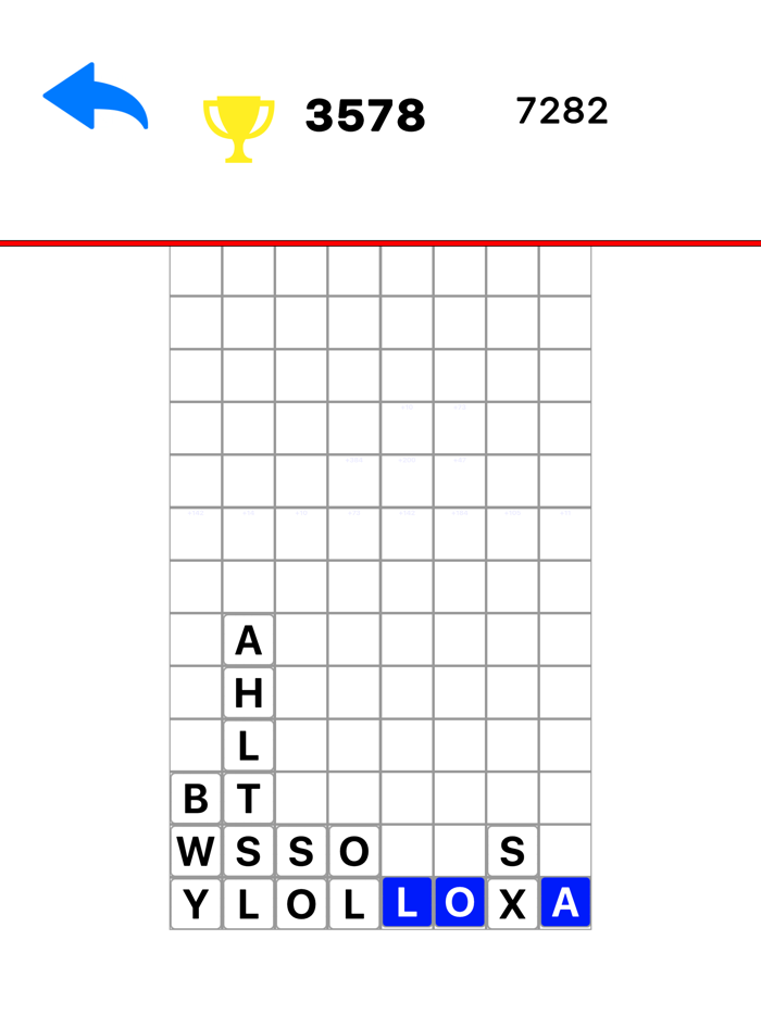 Falling Words Word Puzzle