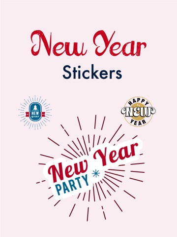 2025 - Happy New Year Sticker iPad screenshot