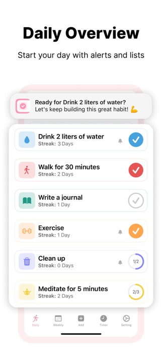 HabitLog: Track Habits & Timer Screenshot 1 of 5
