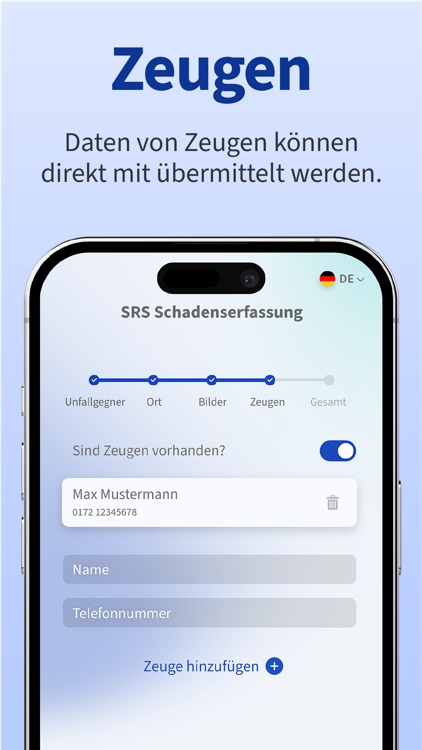 Unfall Erfasser Schaden Melder screenshot-6