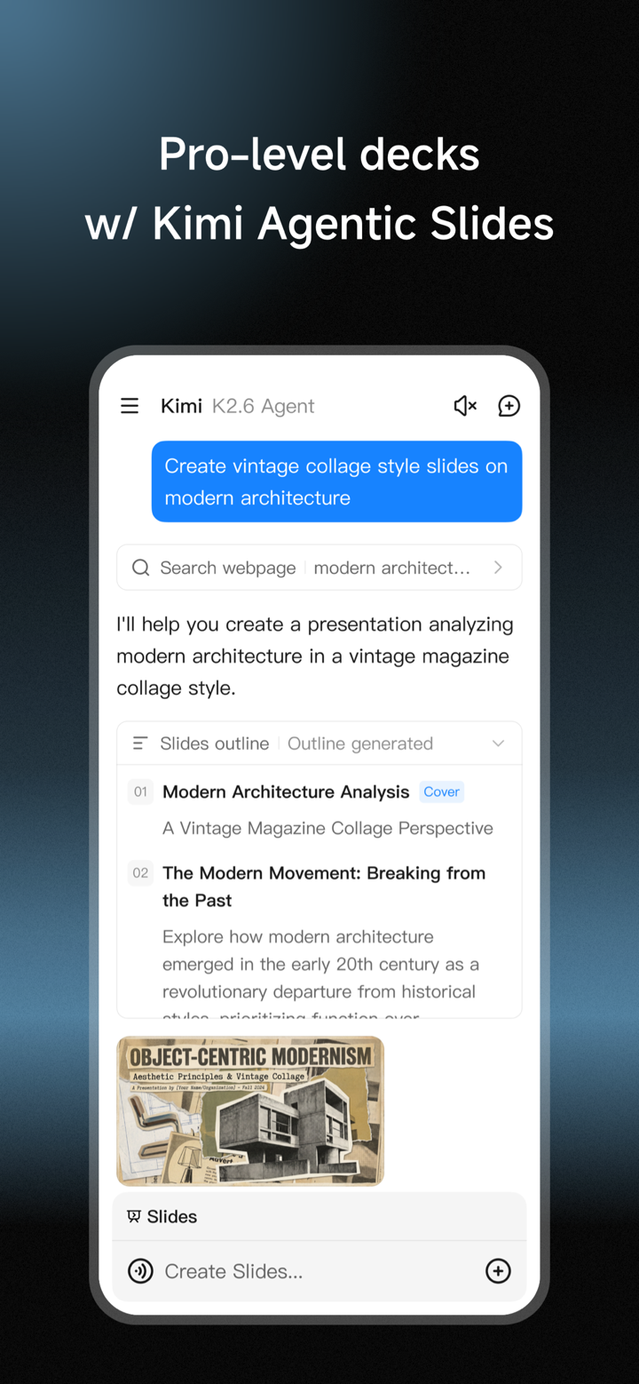 Kimi - Kimi K2.6 is Live screenshot 3