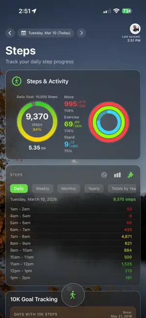 My Daily Steps & Activities screenshot 4