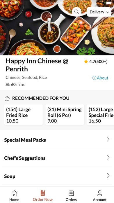 Happy Inn Chinese @ Restaurant Screenshot