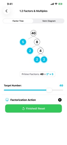 Pre-Algebra Tutor Screenshot 1 of 10