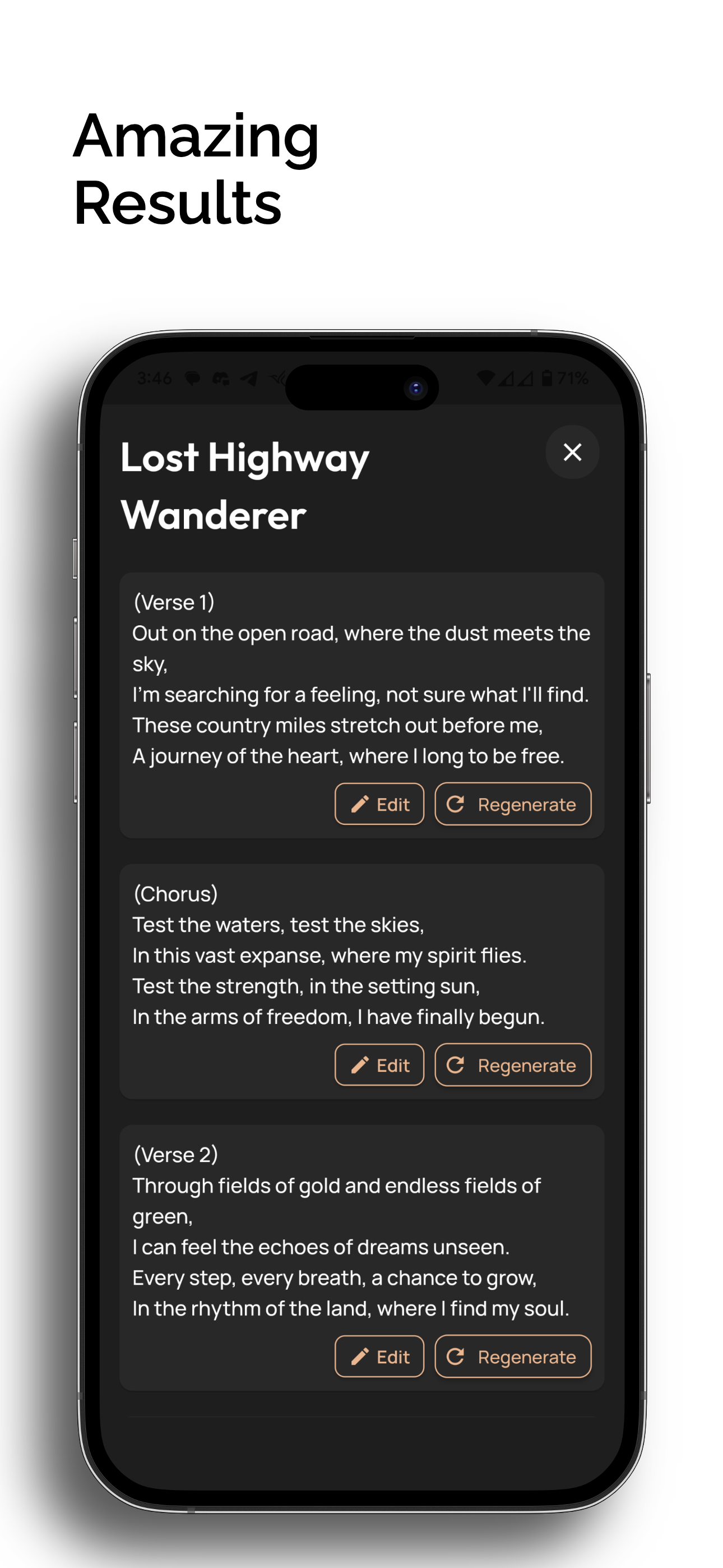 AI Lyrics App