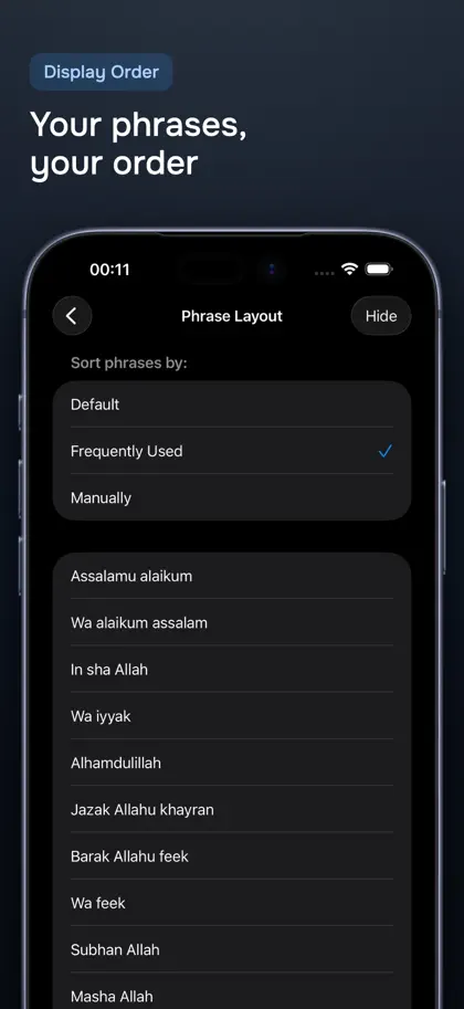 Screenshot 3 di 6 di Alif — Muslim Keyboard
