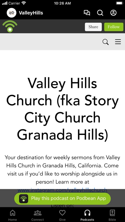 Valley Hills Church