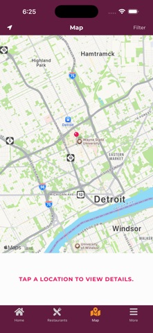 Detroit Restaurant Week iPhone screenshot
