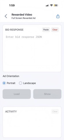 InMobi Exchange Test App Screenshot 4 of 4