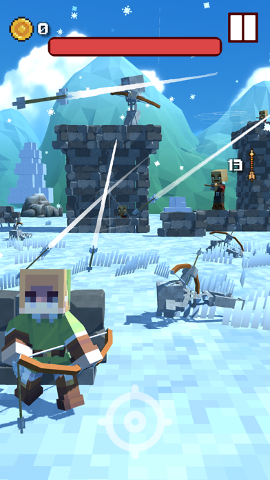 Craft Archer vs Angry Monsters Screenshot