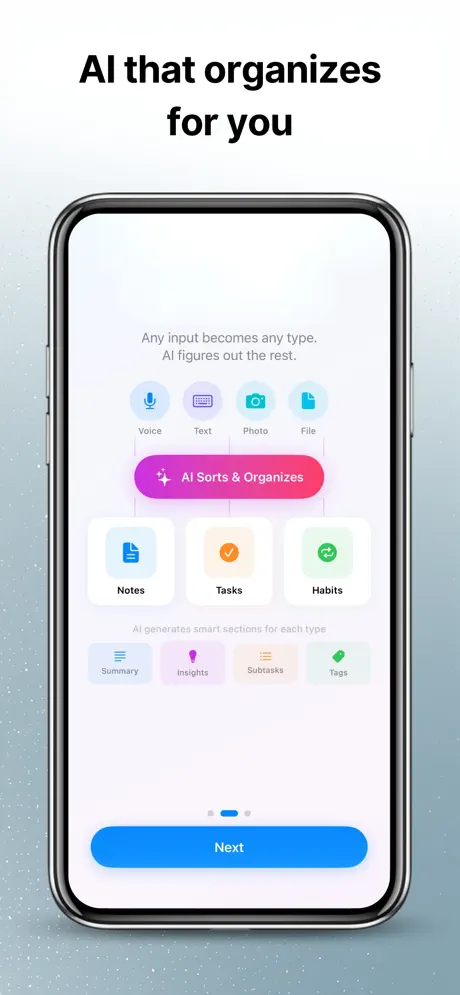 NoteOS：语音笔记与待办 应用截图