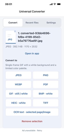 Universal Converter Pro screenshot 1