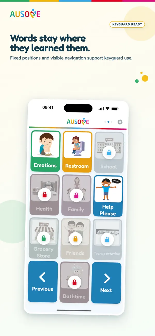 Screenshot #3 pour Ausome: AAC Speech for Kids