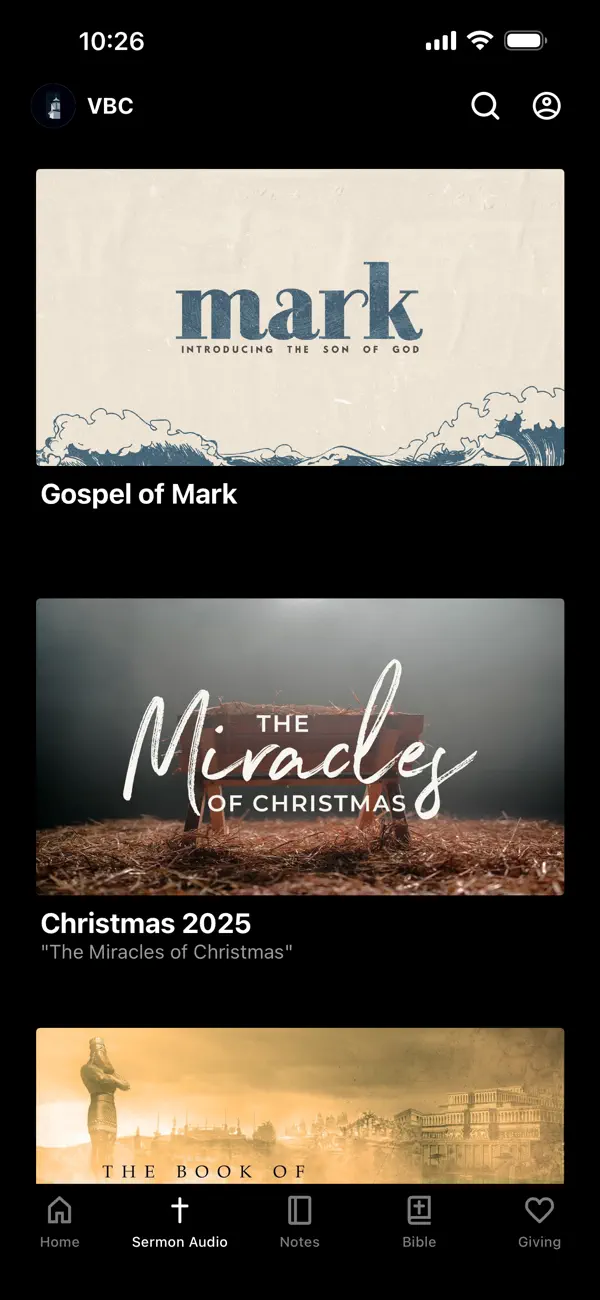 Screenshot #2 pour Village Bible Church Amherst