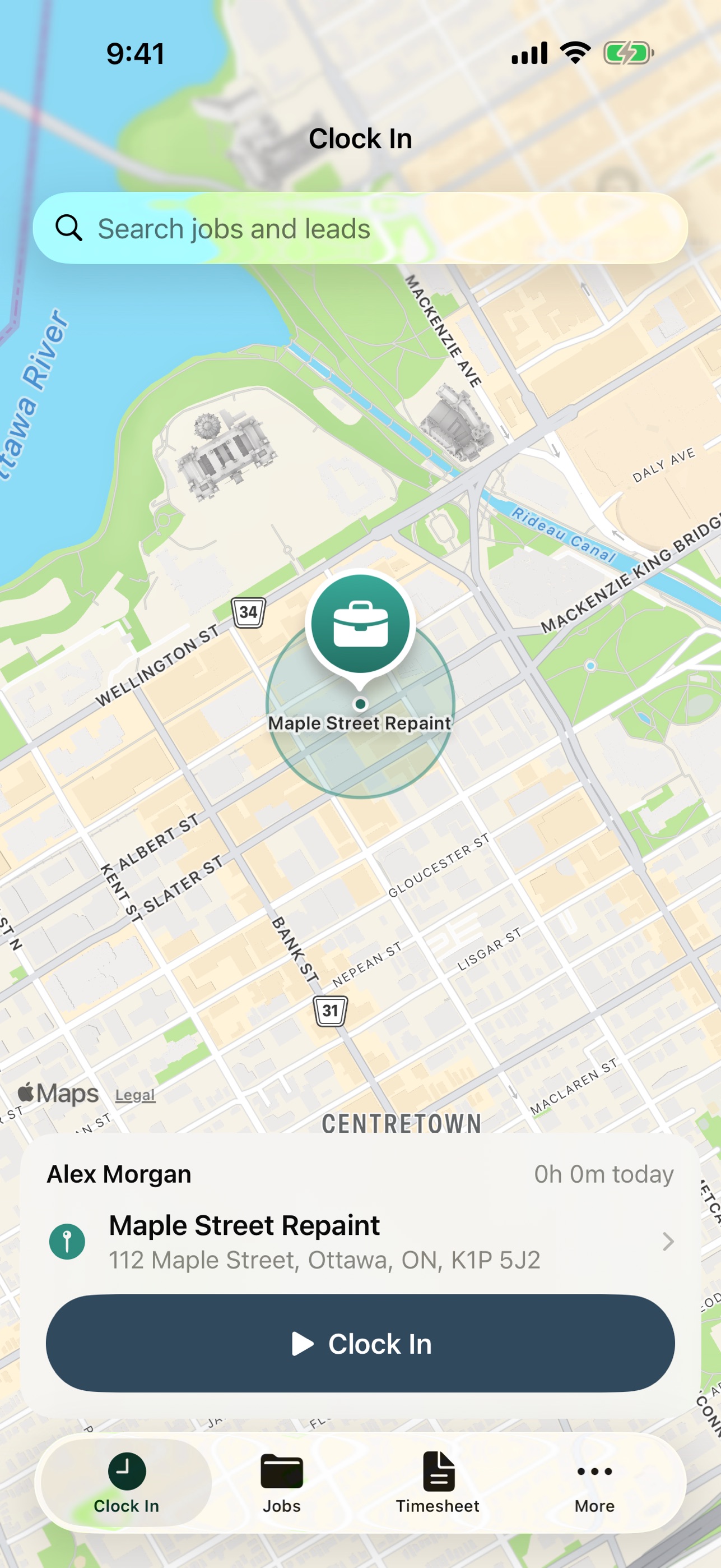 Screenshot 1 of ServiceFlow Operations