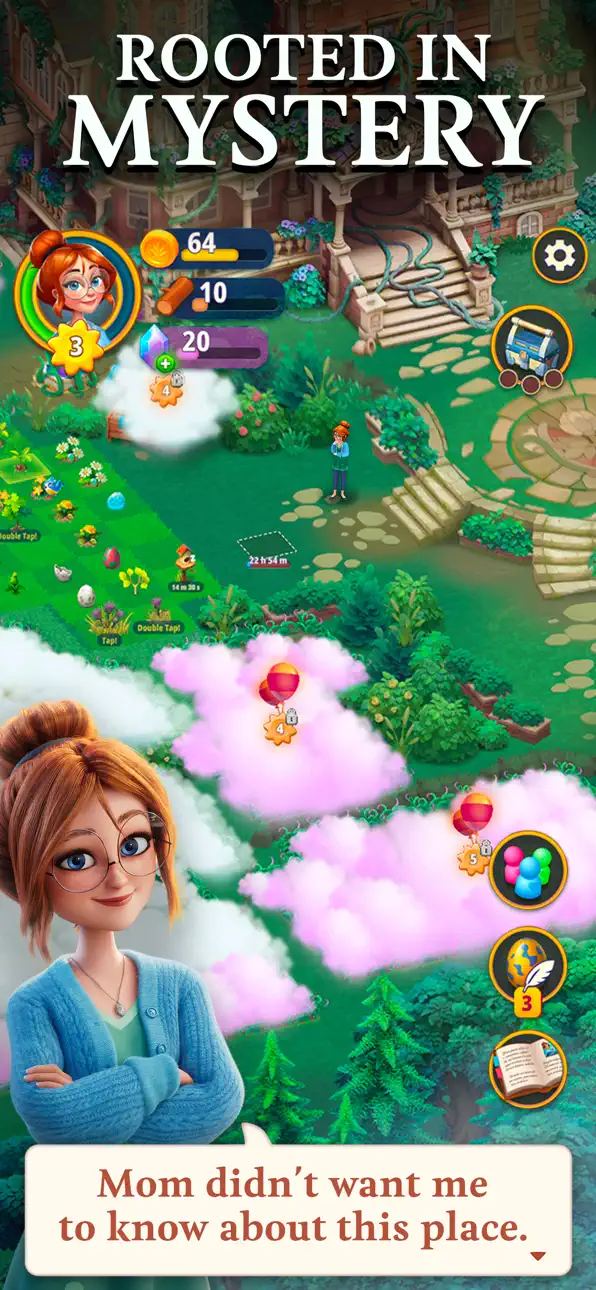 Merge Gardens Hack screenshot 1 - iOS game interface