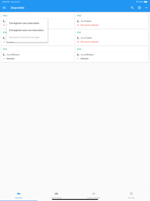 Screenshot #6 pour AzHotel - Gestion Hôtelière