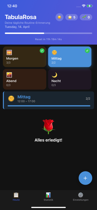 TabulaRosa: Routine Tracker Screenshot 2 of 10