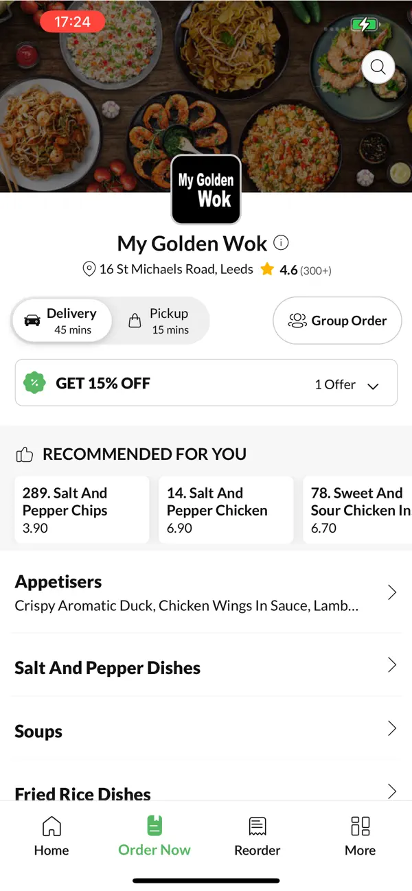 Screenshot #2 pour My Golden Wok
