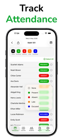Attendance Tracker screenshot