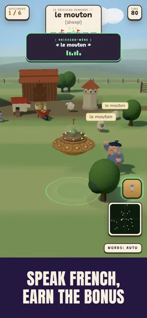 Learn French Game: Cowsmic screenshot 4