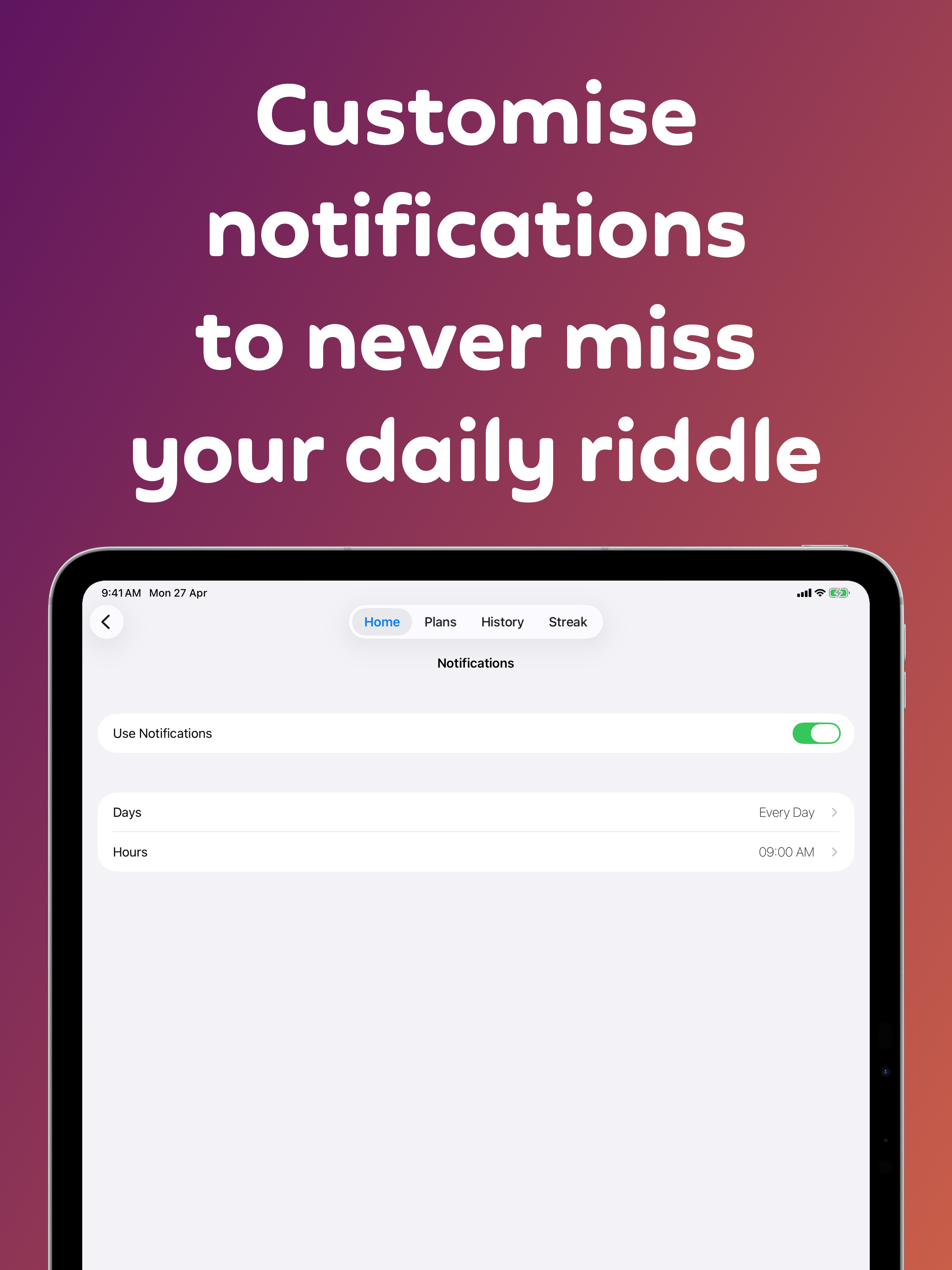 Riddles — One riddle a day