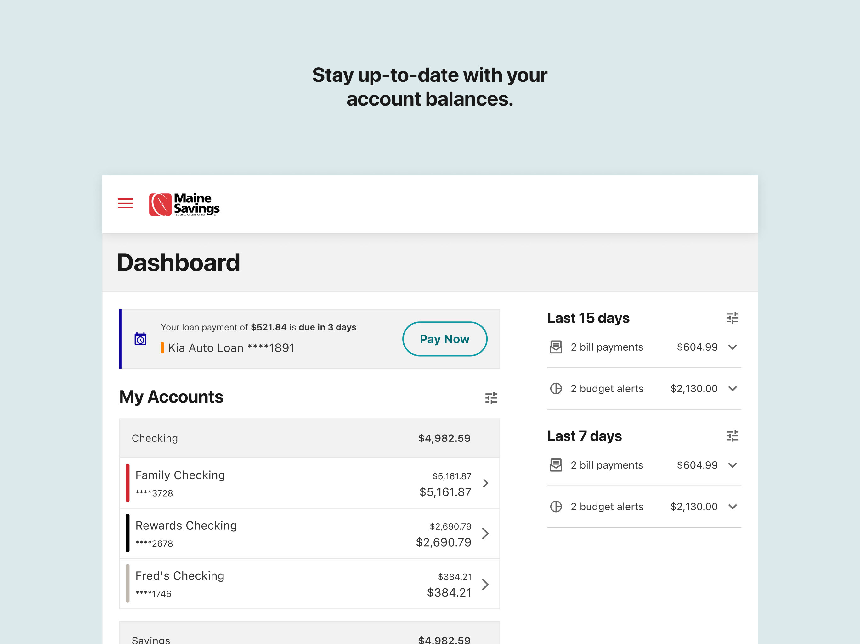 Maine Savings screenshot 7