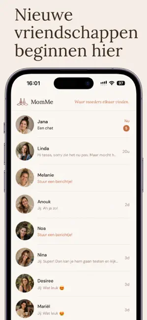 Meet MomMe iPhone screenshot 4