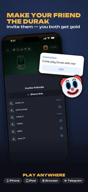 Durak Live — Online Card Game screenshot 2