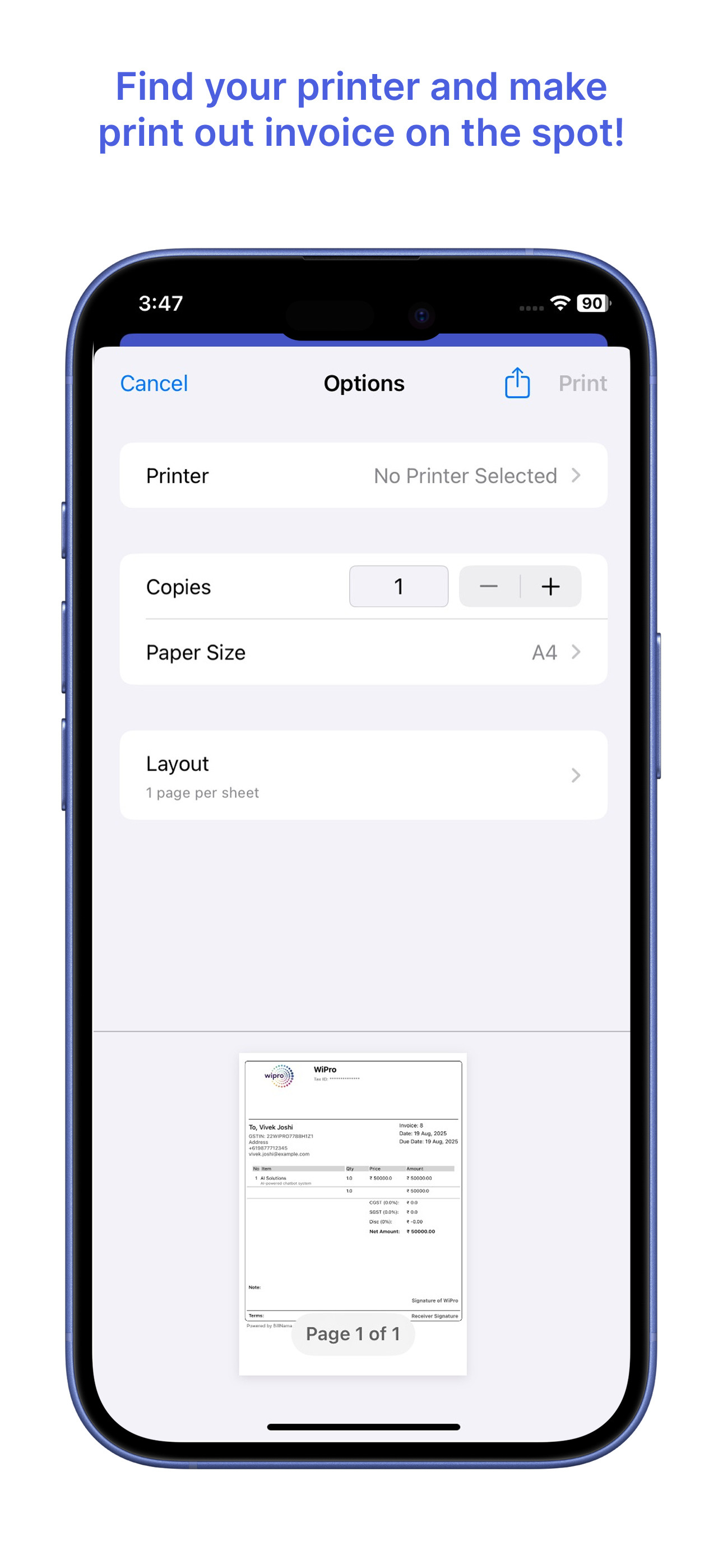 BillNama: Invoice maker, quote screenshot 12