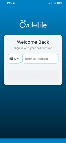 MyCycleLife iPhone screenshot 5