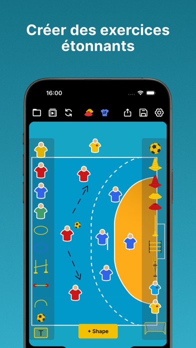Screenshot #3 pour Planche Tactique: Handball