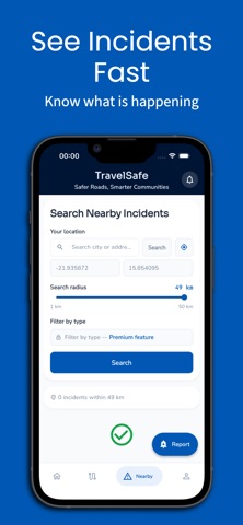 TravelSafe Namibia screenshot